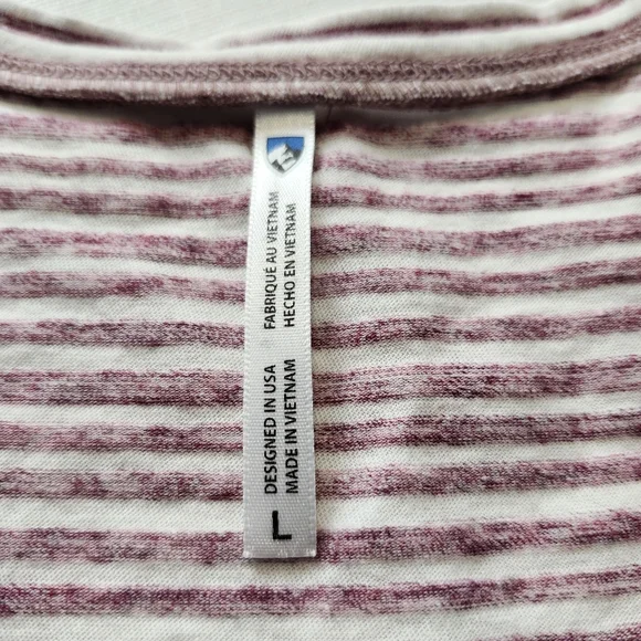 Kuhl Size Large Aria Striped Tank Top - Picture 6 of 7